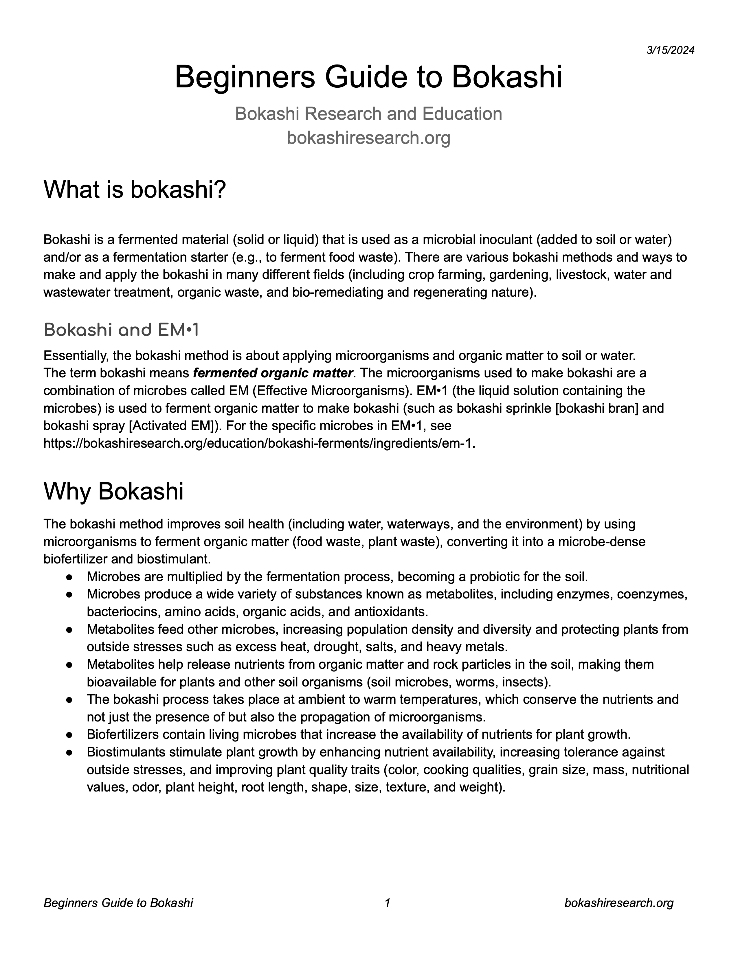 Beginners Guide to Bokashi